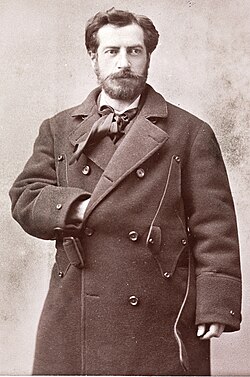 Auguste Bartholdi — hidden hand portrait — designer of the Statue of Liberty